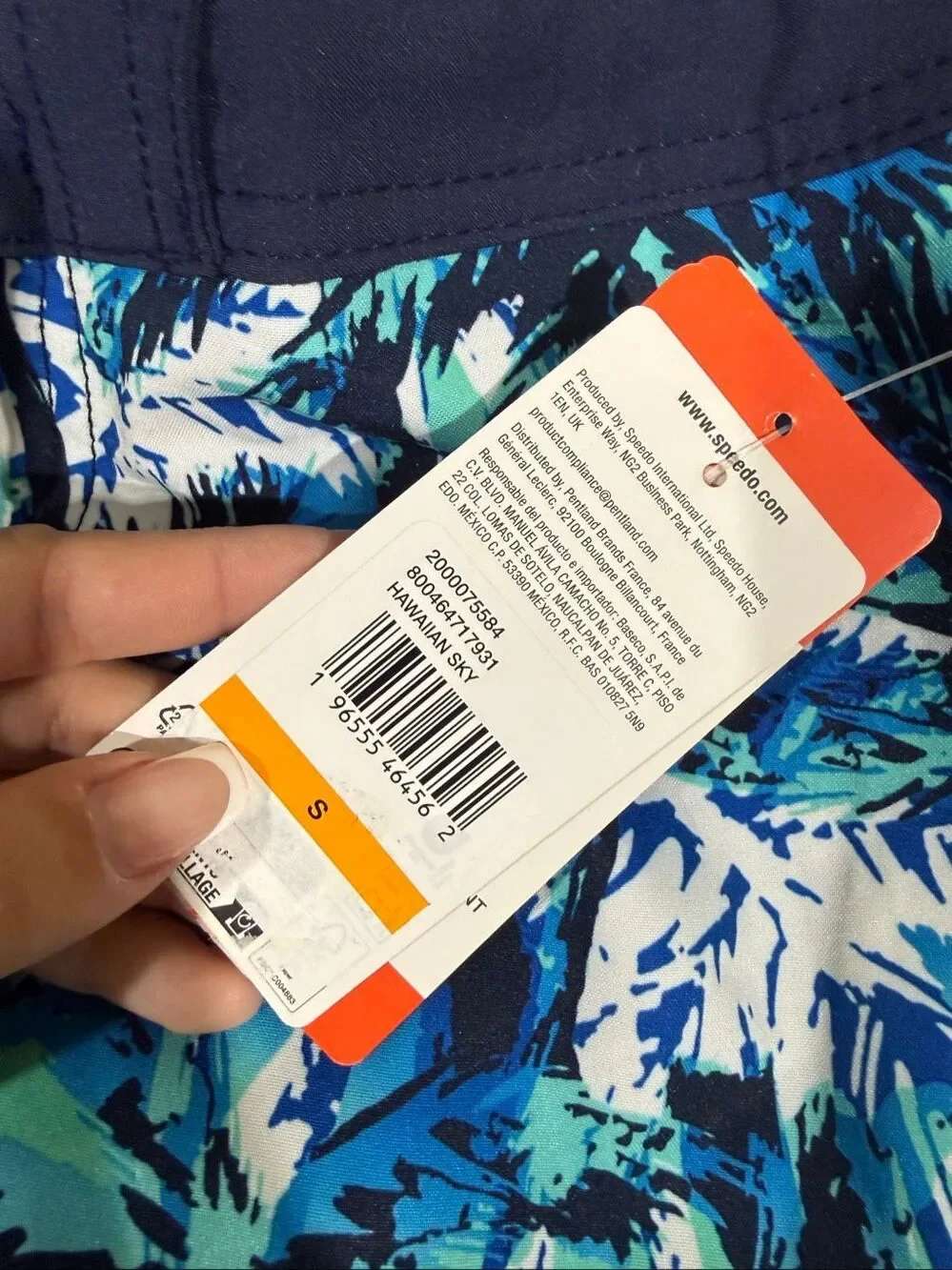 Speedo Tropical Bondi Basin Palm Print Drawstring 9